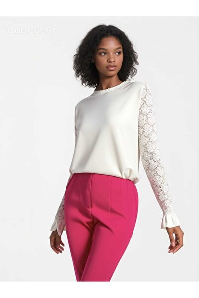 HANIMCA GİYİM Can Be Worn in Winter and Autumn. Carrot Cut Medium Thickness W...