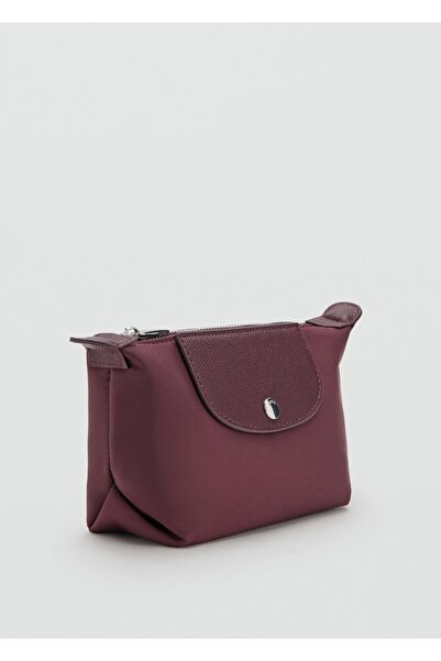 MANGO Woman Orta boy naylon kozmetik çantası