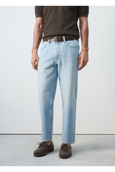MANGO Man Sammy cropped carrot fit jean