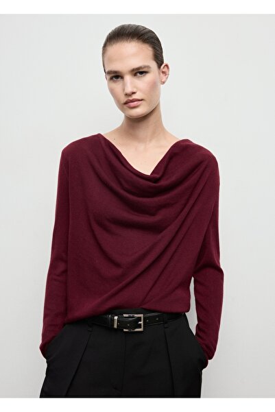 MANGO Woman Degaje yakalı kazak