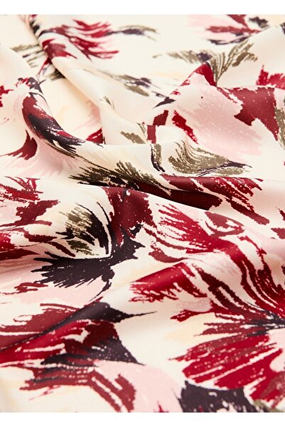 MANGO Woman Çiçek desenli fular