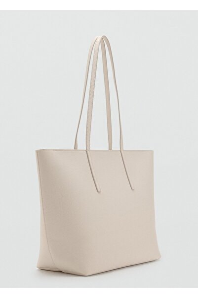 MANGO Woman Çift saplı shopper çanta