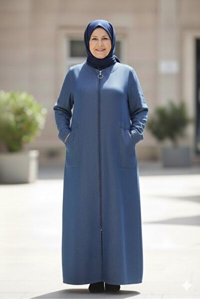 elma abone Plus Size Ten Sel Tamboy Summer Denim Ferace Pardesü