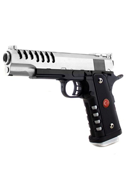 BambaPaw Boncuk Atan Tabanca - Renkli 22 Cm Kaliteli Boncuklu Tabanca + 300 B...