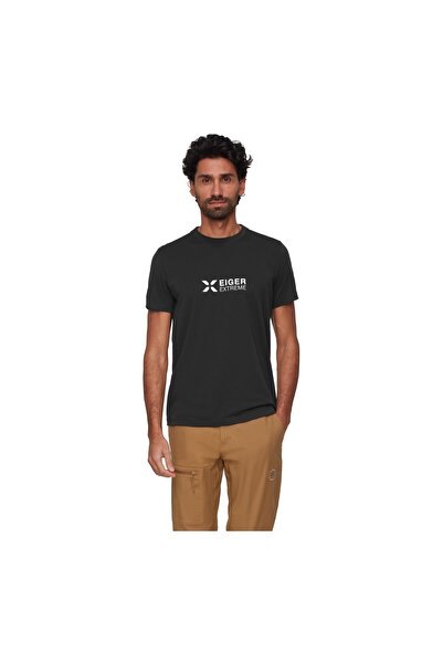Mammut Ανδρικό T-Shirt Eiger Logo Μαύρο
