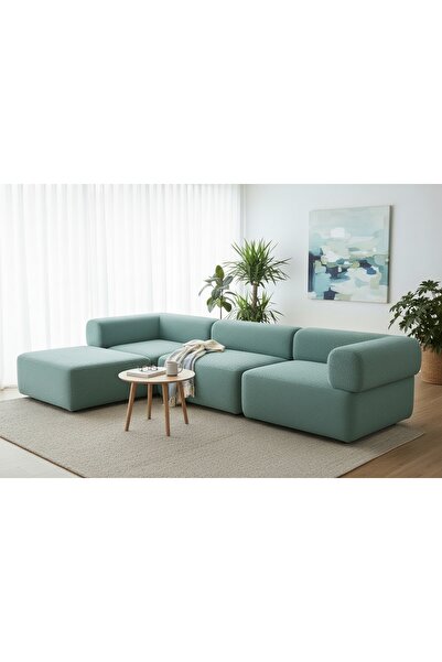 Vivense ALBA BUKLE MODÜLER KÖŞE KOLTUK, TURKUAZ