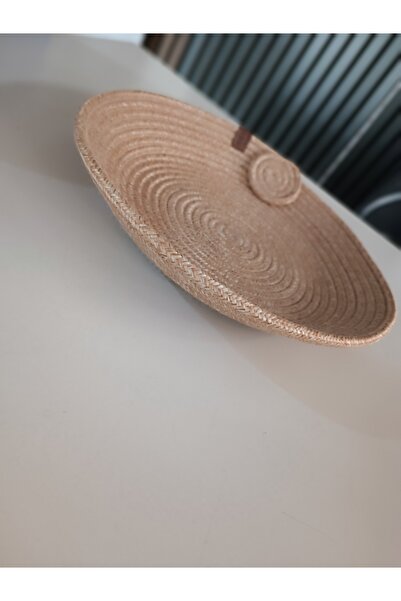 Ahs Tasarım Διακοσμητικό Ψάθινο Πιάτο Τραπεζιού Σαλονιού