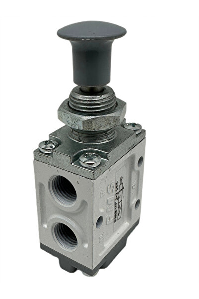 BH Pnömatik Valf Ventil Çekmeli 1/4 - 3/2