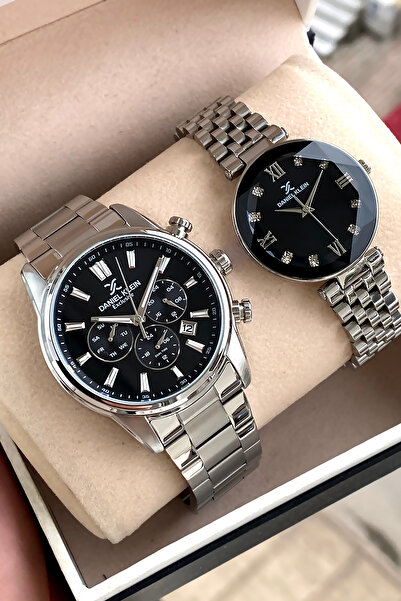 Daniel Klein Sevgili Çift Erkek Kadın Kol Saati 24 Ay Garantili Paslanmaz Çel...