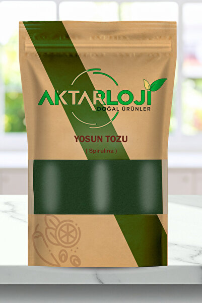aktarloji 100 Gr Yosun Tozu / Spirulina Powder / Gıda Tipi - Katkısız & Doğal