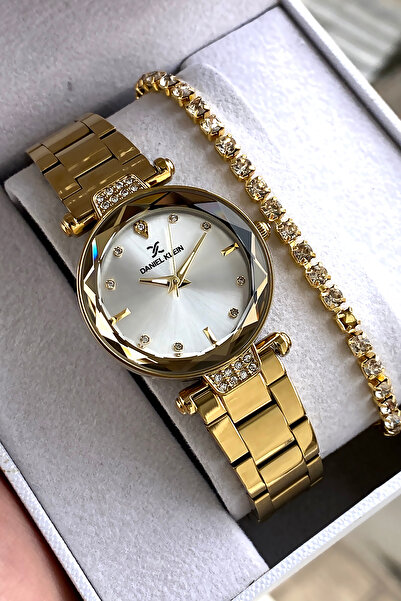 Daniel Klein Kına Düğün Nişan Gelin %100 Orijinal Kadın Kol Saati Bileklik Su...