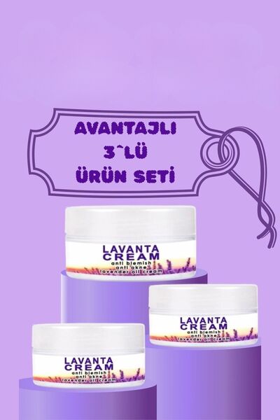 XSECRET Lavanta Cream 50 ML X 3 Adet