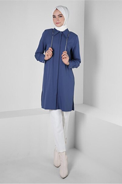 Alvina TUNICA CAMASA DETALIAT DANTELURI 44149