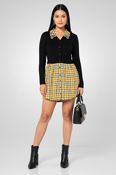 Maje Women Tratan Print Mini Dress, Multicolor