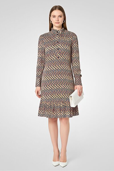 SANDRO Women Allover Print Mini Dress, Multicolor