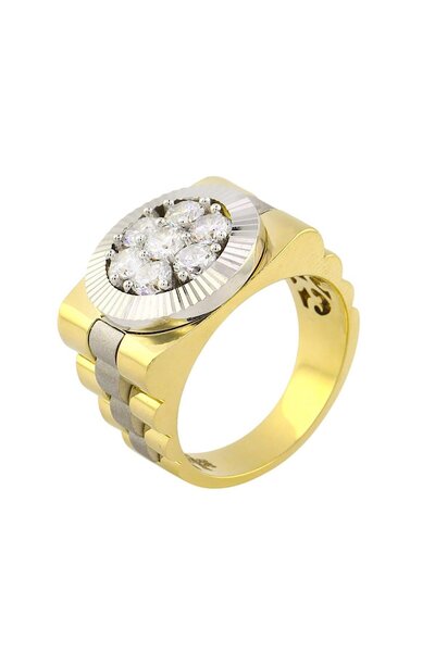 Altınkaynak 14 Ayar Altın Erkek Yüzük  -  0190609