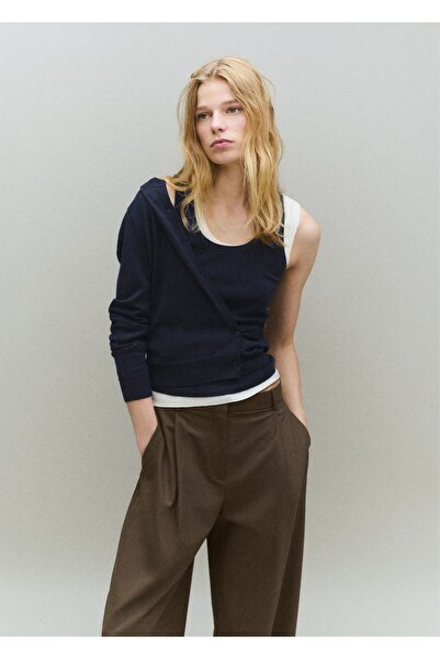 MANGO Woman Yün karışımlı triko bluz