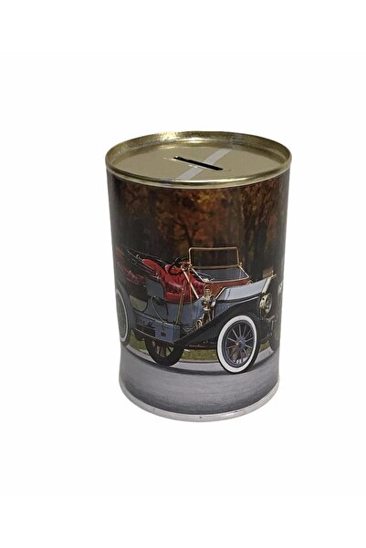 AVMmarketim Round Metal Piggy Bank Money Saving Box for Kids