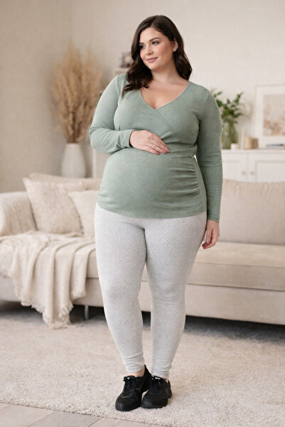 MEGHAN L.A Maternity & Postpartum Soft Viscose Fabric Bottom