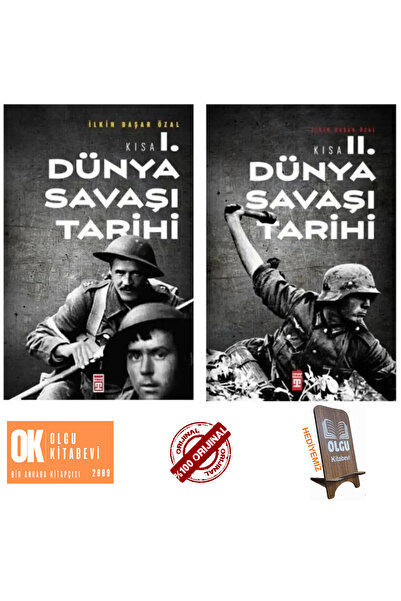 Timaş Yayınları Kısa 1. Dünya Savaşı Tarihi + Kısa 2. Dünya Savaşı Tarihi 2 K...