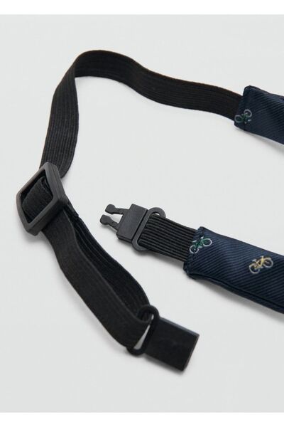 MANGO Kids Bisiklet desenli kravat