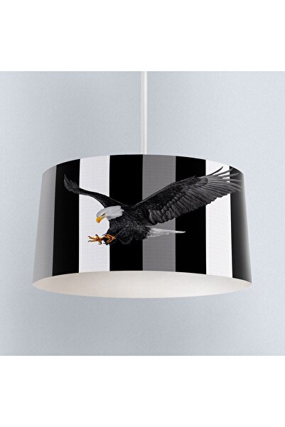 Talia Home Siyah Beyaz Kartal Desen Çocuk Odası Sarkıt Avize Tlav-162