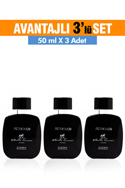 Alberto Taccini 3'Lü Set Alberto Taccini Petrichor Kadın Parfüm 50 ml