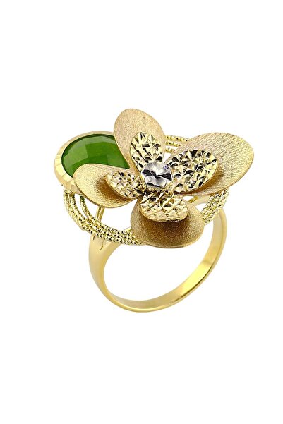 Altınkaynak 14 Ayar Altın Renkli Yüzük  -  0191082