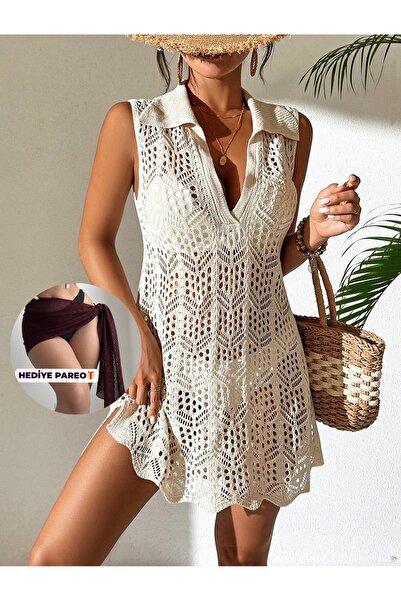 moda mh نمط مخرم طوق القميص بلا أكمام زرر نموذج بيكيني أعلى مريح المناسب تريك...