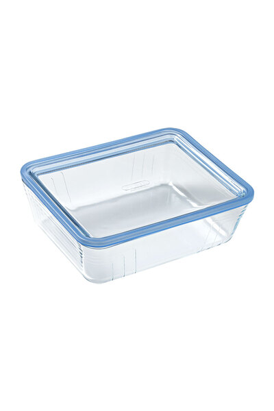 Pyrex Dikdörtgen Kapaklı Cam Saklama Kabı 2.6 L