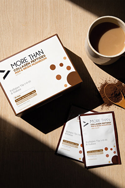 MORE THAN Cocoa Collagen Peptide Msm & Reishi Mushroom 30 Sachets