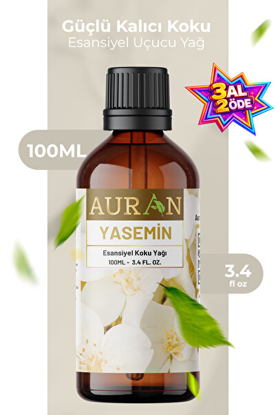 AURAN Yasemin Esansiyel Uçucu Koku Yağı Difüzör Esansı Buhurdanlık Yağı Aroma...