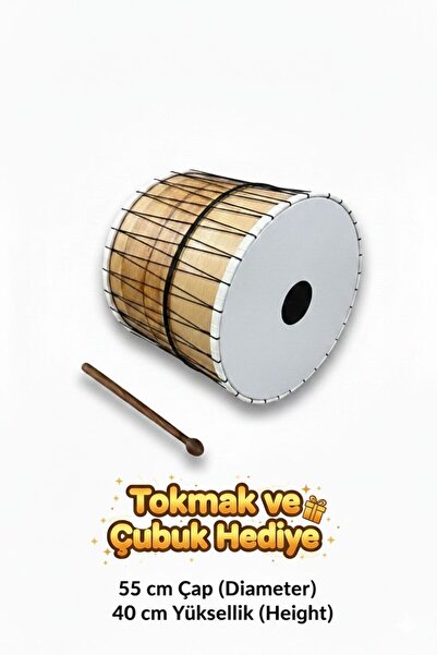 Aurora 55 çap 40 yükseklik davul