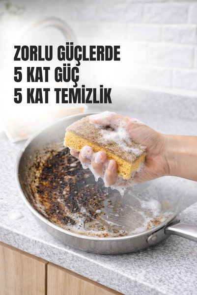 grimorlife 20 Adet Lifli Düz Bulaşık Süngeri – Özel Dokulu Dayanıklı Pinterest Mutfak Temizlik Süngeri Seti