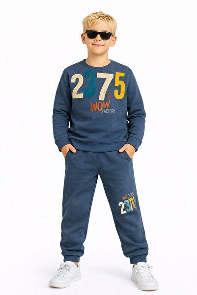 RAPAPA Σετ αθλητικής φόρμας για αγόρια 3 νήματα Ş επένδυση fleece B με τύπωμα...