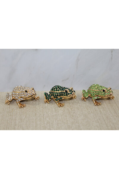 Kanonik Education . Taşlı Minik Figür - Kurbağa Model 2