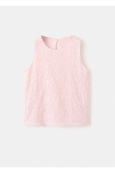 MANGO Kids Desenli dökümlü bluz