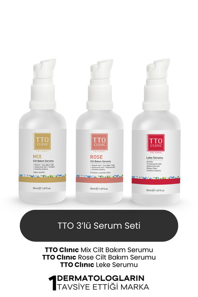 TTO 3'lü Cilt Bakım Serum Seti