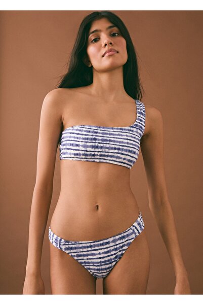 Mango Teen Asimetrik batik bikini