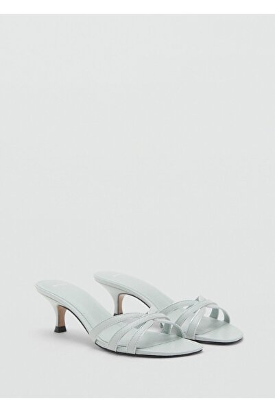 MANGO Woman Kitten topuklu bantlı sandalet