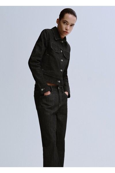 MANGO Woman Orta bel flared jean