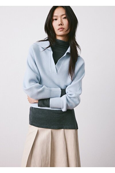 MANGO Woman V yaka triko kazak