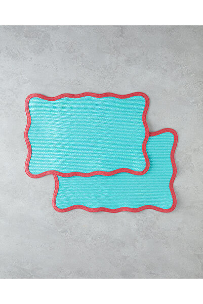 English Home Set de 2 servicii americane Daydream PP 30x45 cm Albastru - Roz