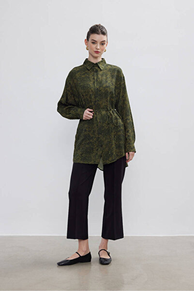 BE BLUE ΠΟΥΚΑΜΙΣΟ ΧΑΚΙ ΦΛΟΡΑΛ Μοτίβο VINTAGE