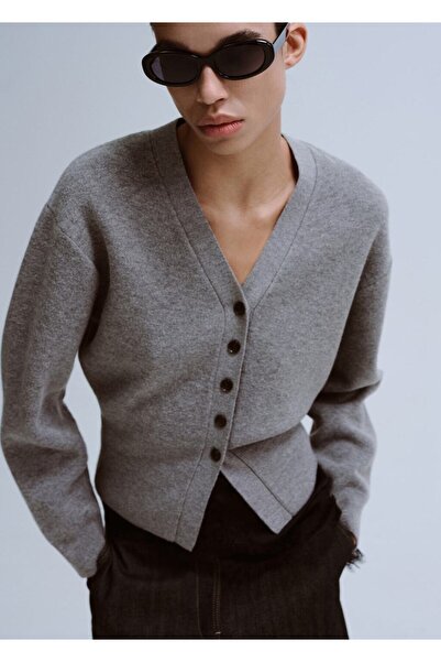 MANGO Woman V yaka triko hırka