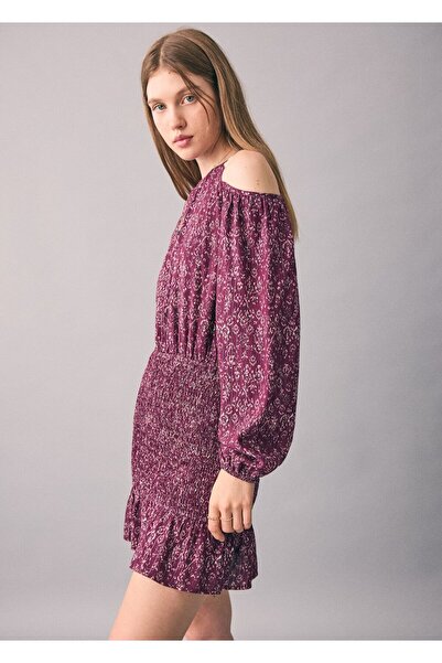 Mango Teen Lureks cut out detaylı elbise