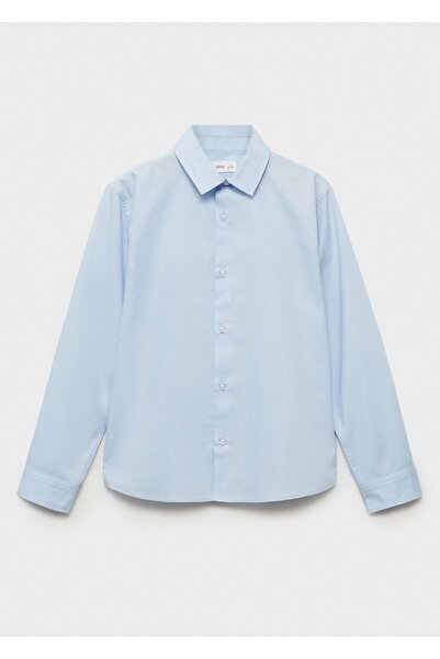 MANGO Kids Pamuklu Oxford gömlek