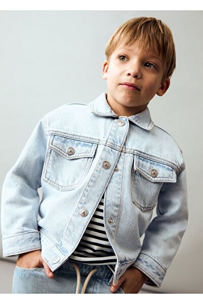 MANGO Baby Palton din denim