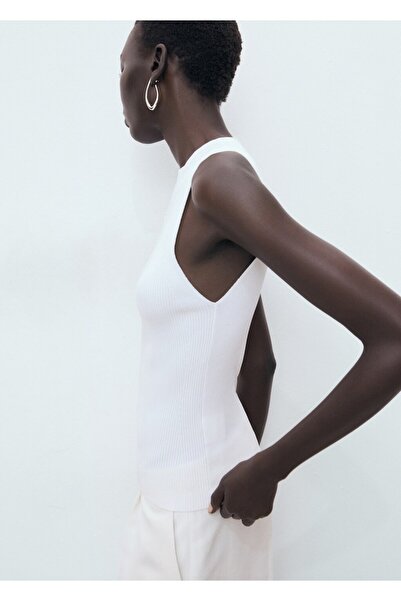 MANGO Woman Triko ribana bluz