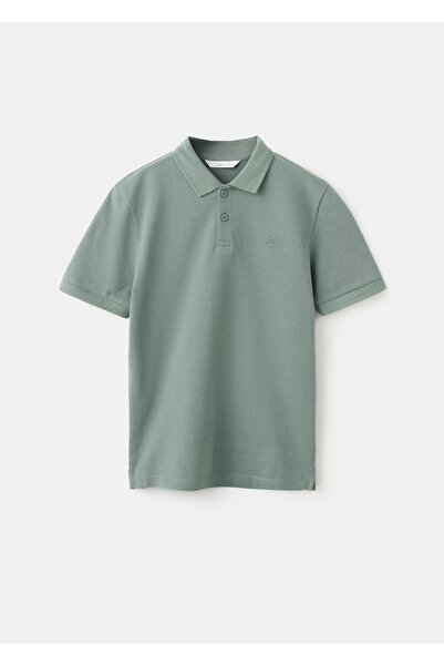 MANGO Kids Pamuklu polo gömlek